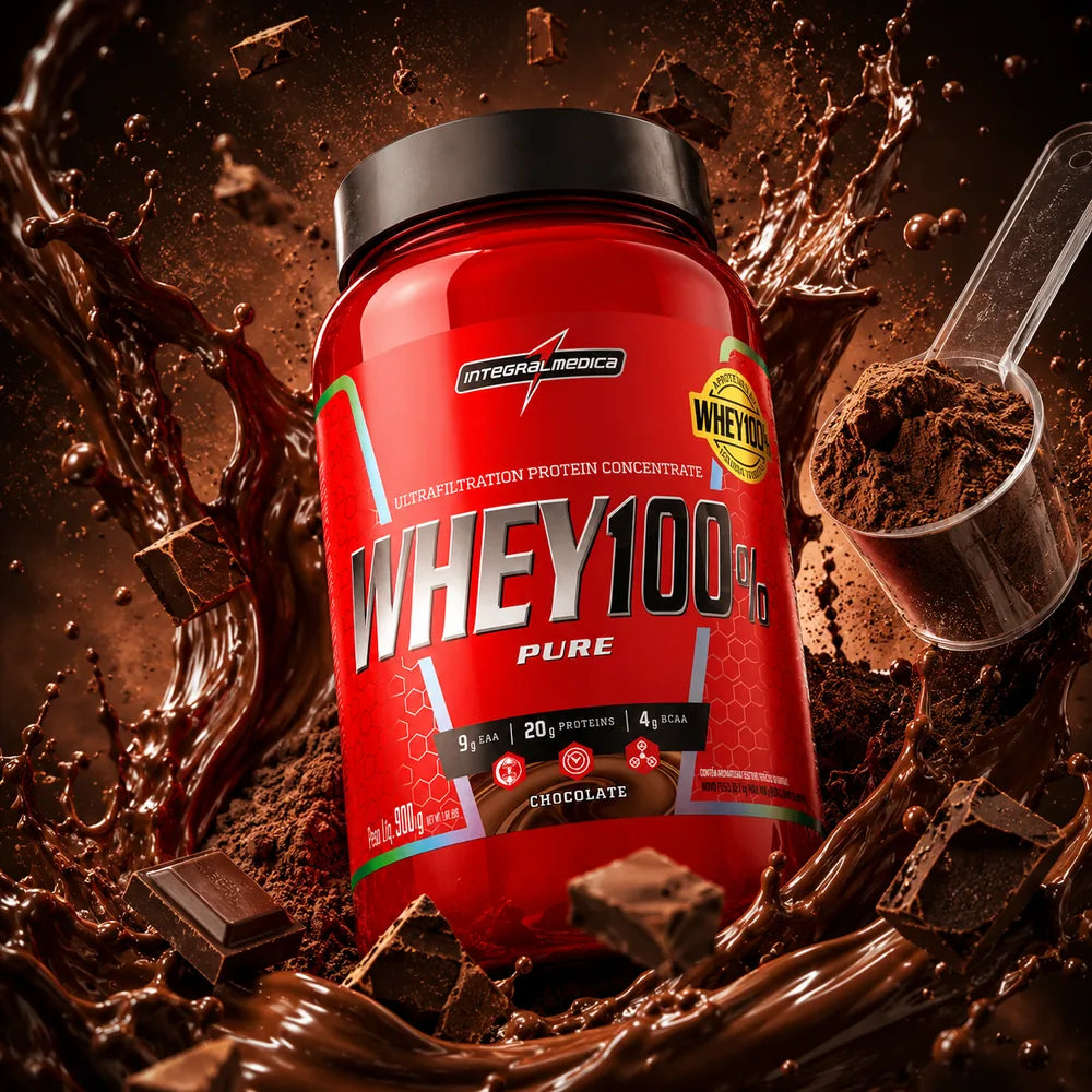 Whey 100% Pure Integralmedica sabor Chocolate
