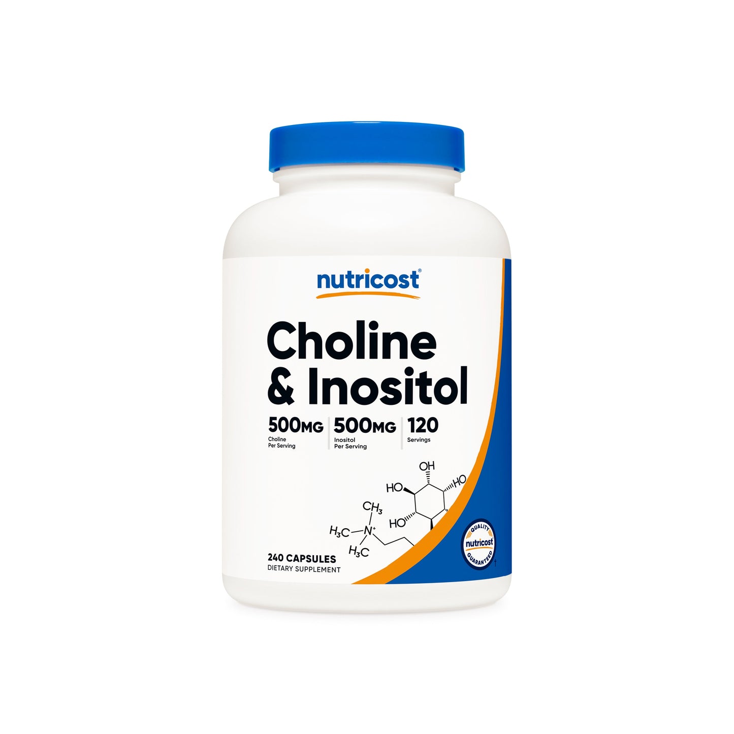 COLINA + INOSITOL 500MG / 120 SRV. NUTRICOST
