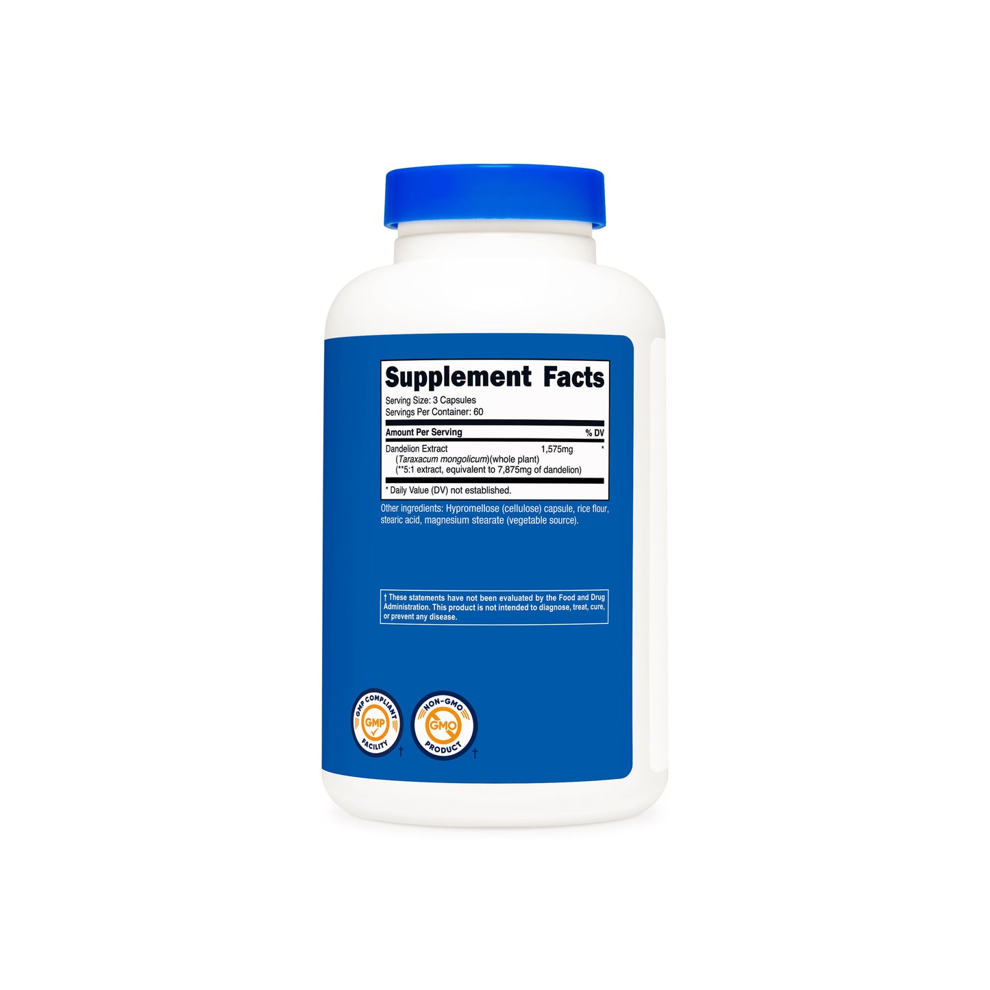 DIENTE DE LEON ROOT  (1575 MG) (180 Capsules) NUTRICOST