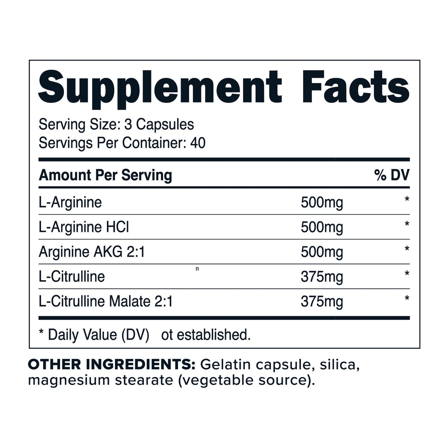 ÓXIDO NÍTRICO 2250MG / 40 SRV. NUTRICOST
