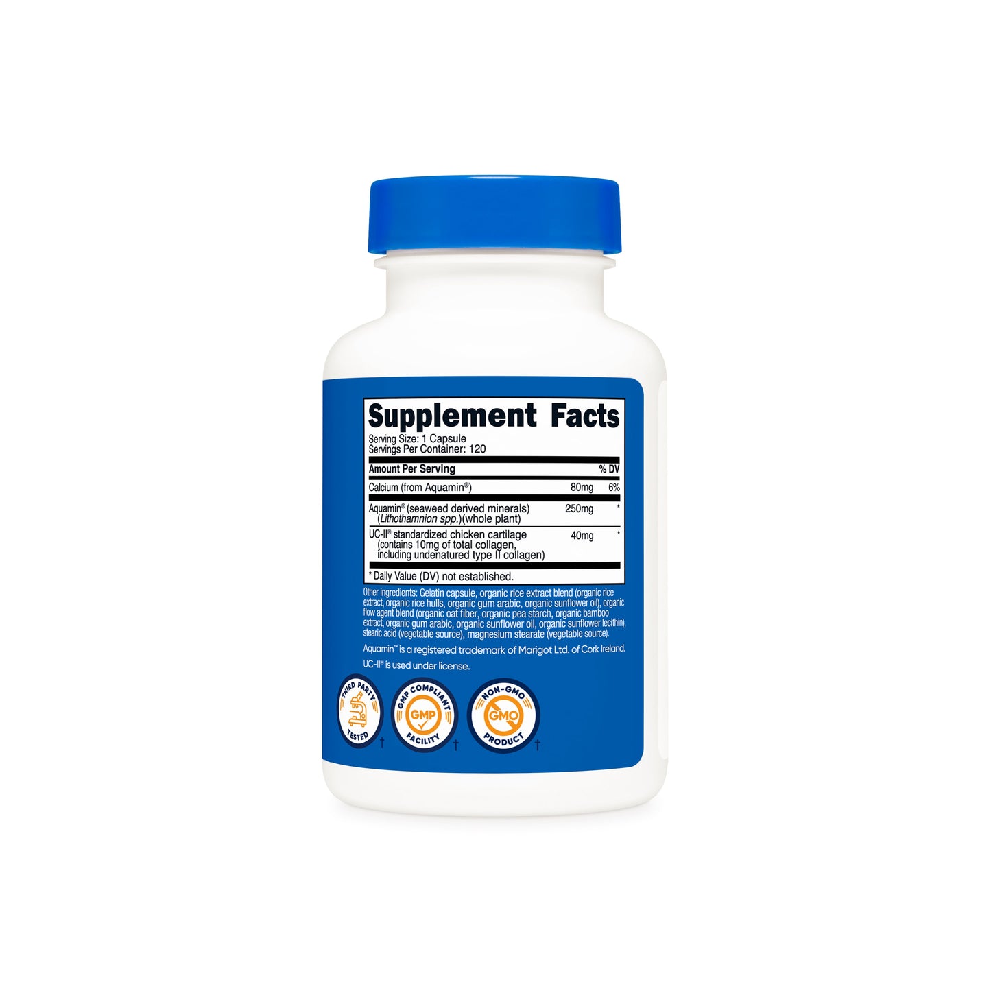 UC II COLÁGENO 40MG / 120 CAP. NUTRICOST