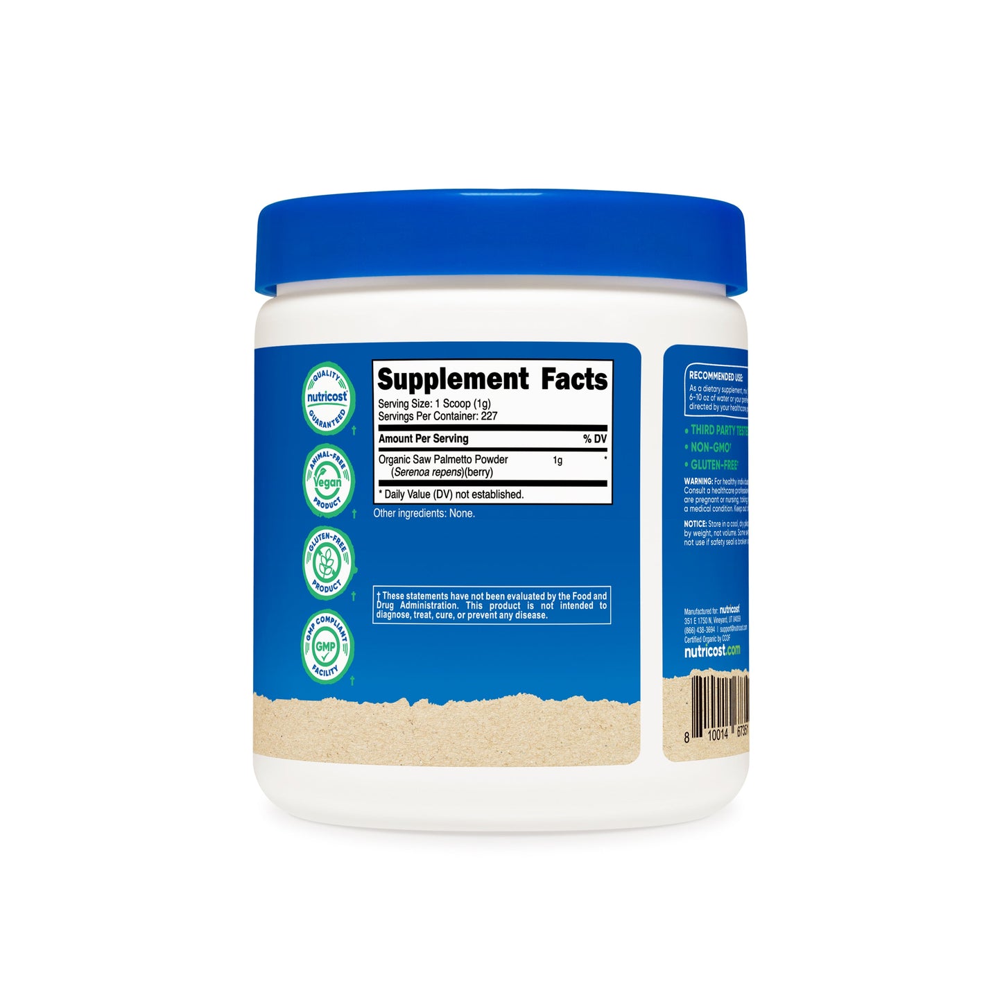SAW PALMETO POWDER ORGANIC 8 OZ