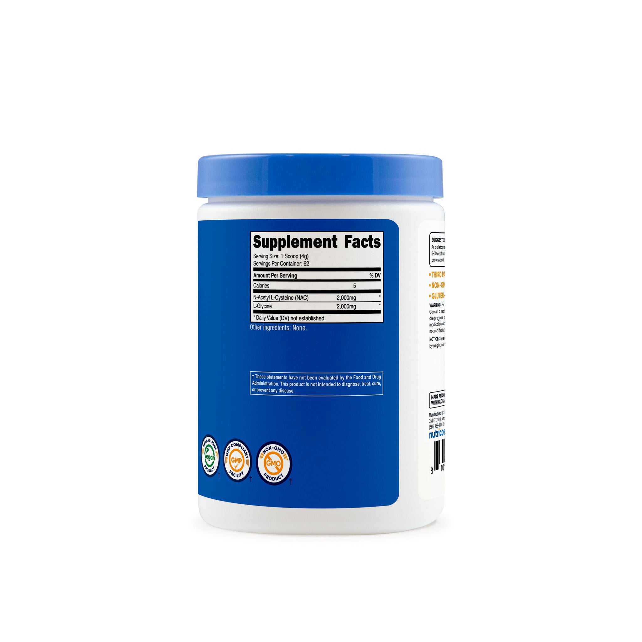 NAC +GLICINA NUTRICOST