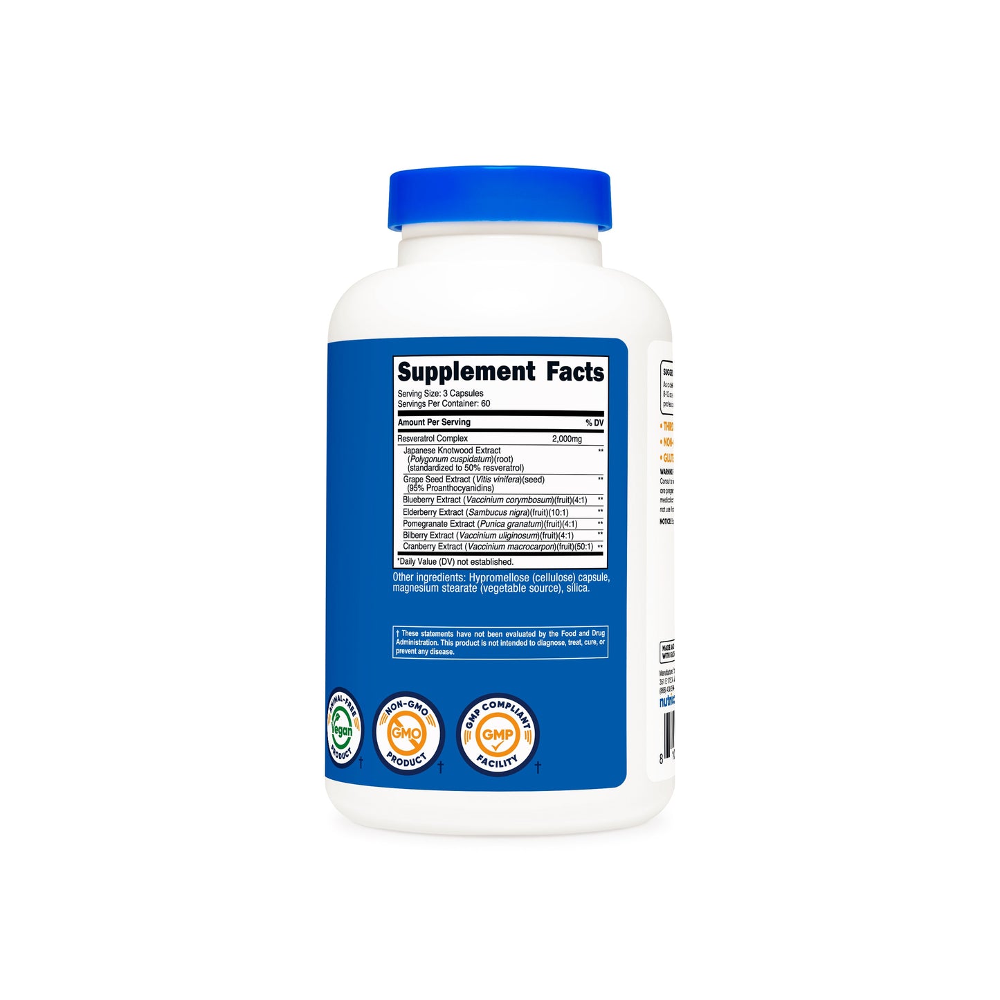 RESVERATROL COMPLEX /60 SRV. NUTRICOST