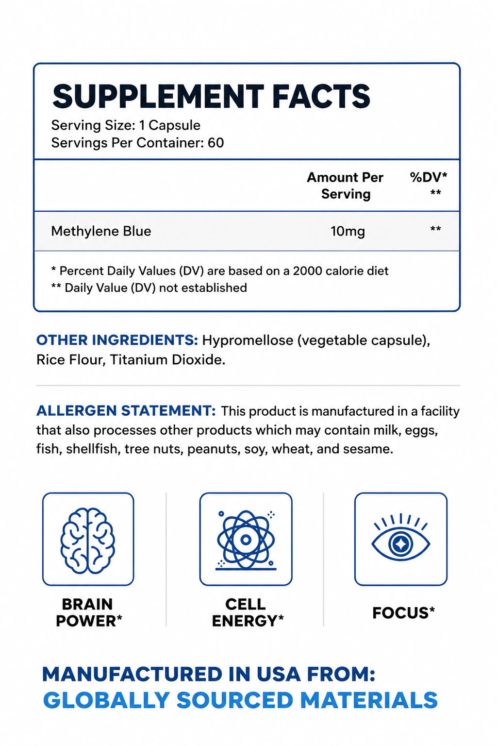METHYLENE BLUE PÉPTIDO