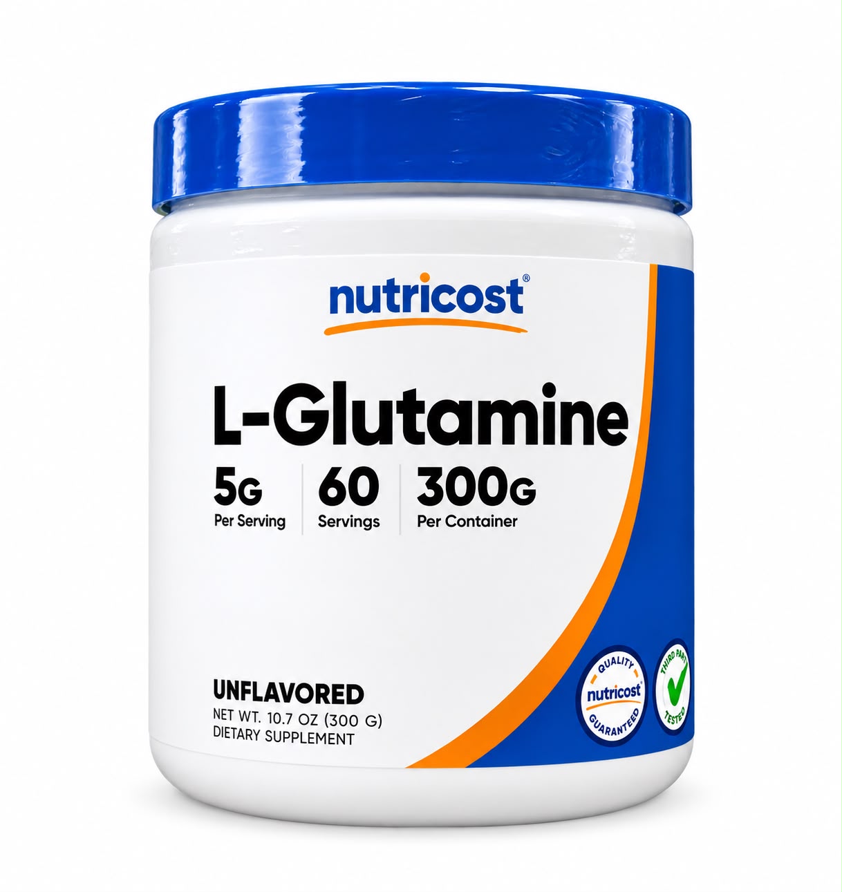 L-GLUTAMINA 300G/ 60 SRV. NUTRICOST