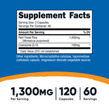 RED YEAST RICE+CoQ10 1300 MG /60 SRV. NUTRICOST