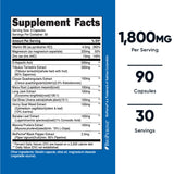 TESTOSTERONE COMPLEX 1800mg 90 SRV. NUTRICOST