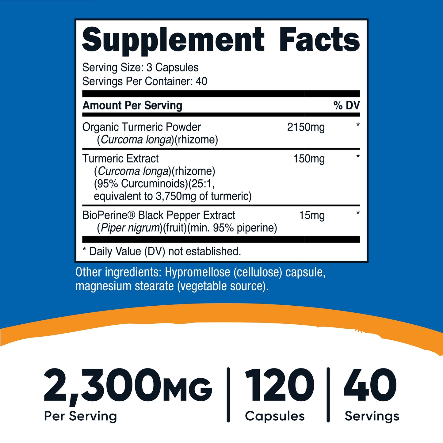 CURCUMA 2,300 MG