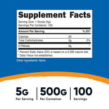 D-RIBOSE 500G / 100 SRV. NUTRICOST