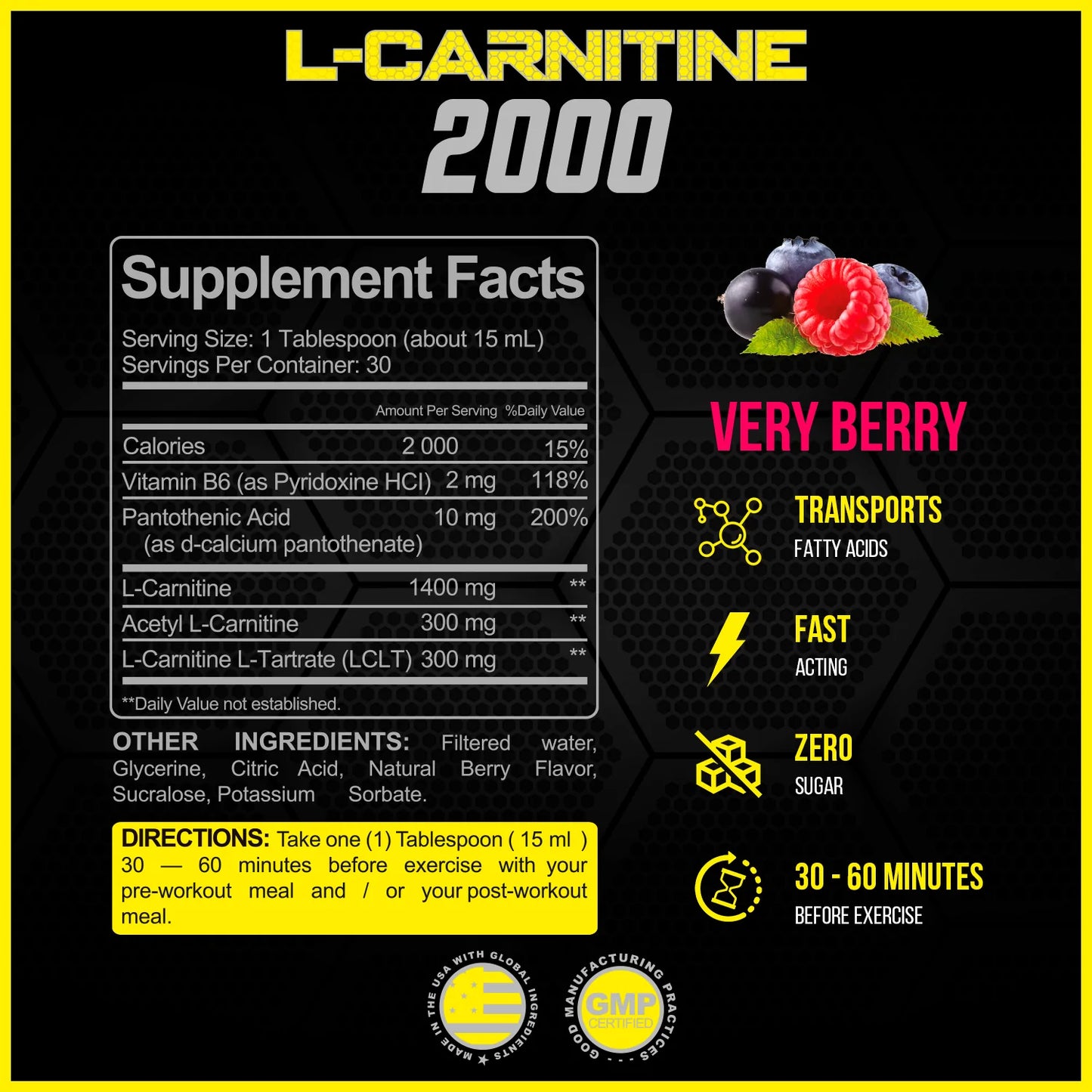 L-CARNITINE 2000 /30 SERV.