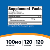 DHEA 100 MG 120 CAP. NUTRICOST