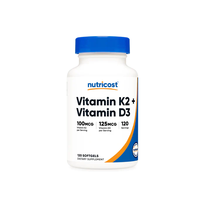 VITAMINA K2+D3 100 MCG 120 SRV. NUTRICOST