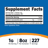 VITAMINA C 250 GR EN POLVO. NUTRICOST