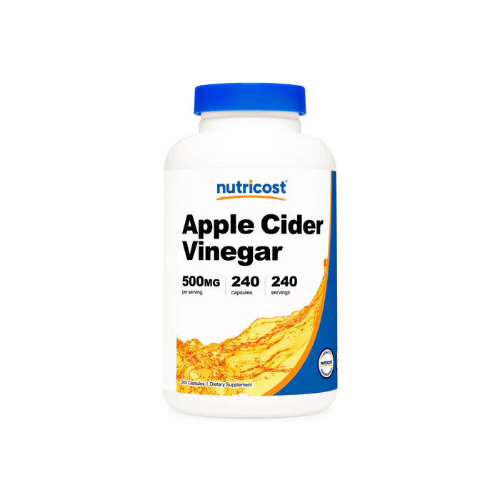 VINAGRE DE MANZANA 500 MG / 240 CAP. NUTRICOST