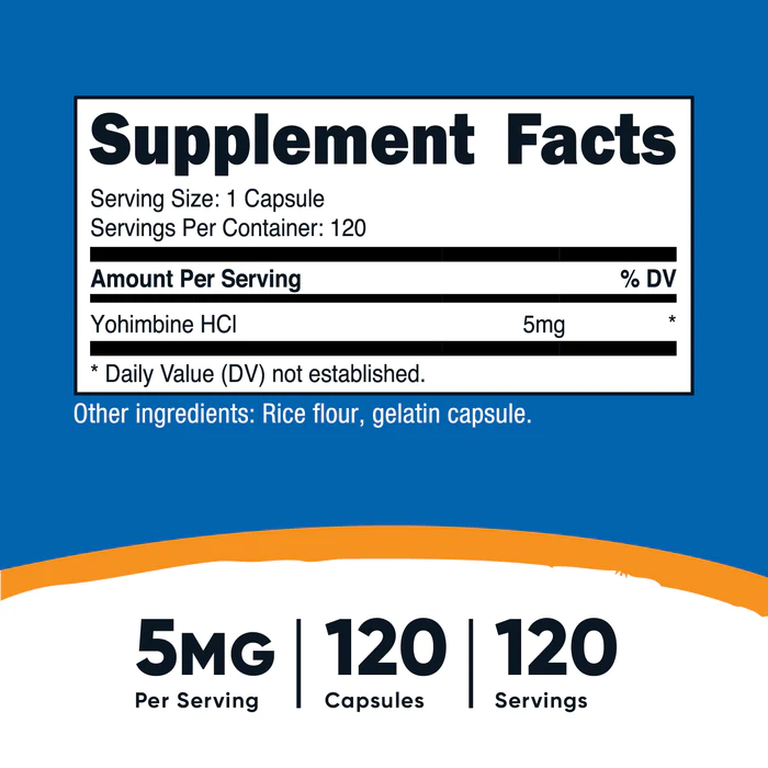 YOHIMBINA 5MG 120 CAP