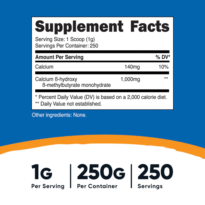 HMB 1,000 MG / 250 SERV. NUTRICOST