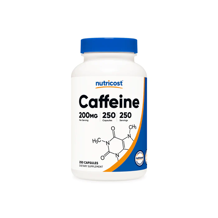 CAFEINA 200 MG 250 CAP. NUTRICOST