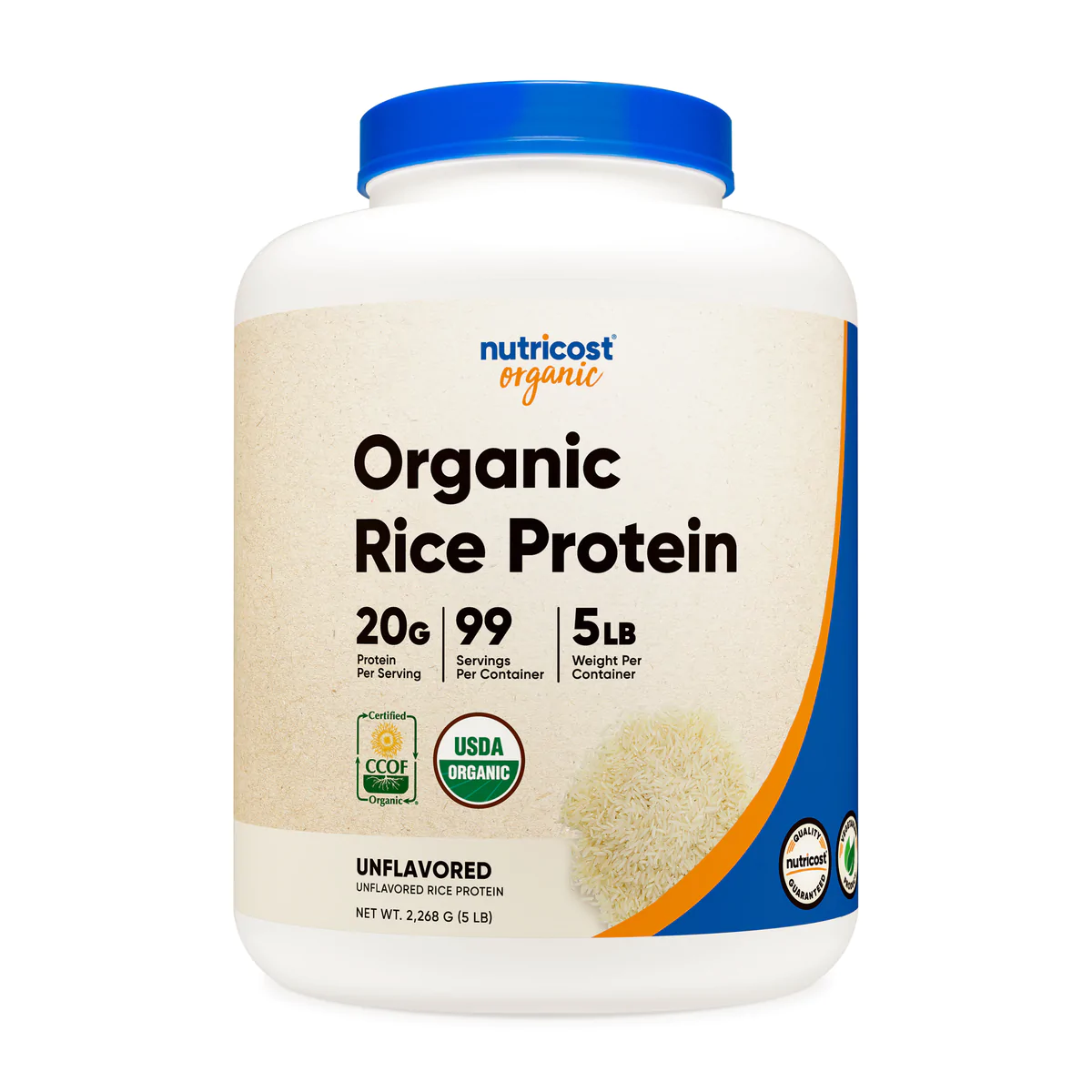 RICE PROTEIN POWDER ORGANIC 5LB