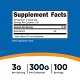 BETA ALANINE 3G 100 SRV. NUTRICOST