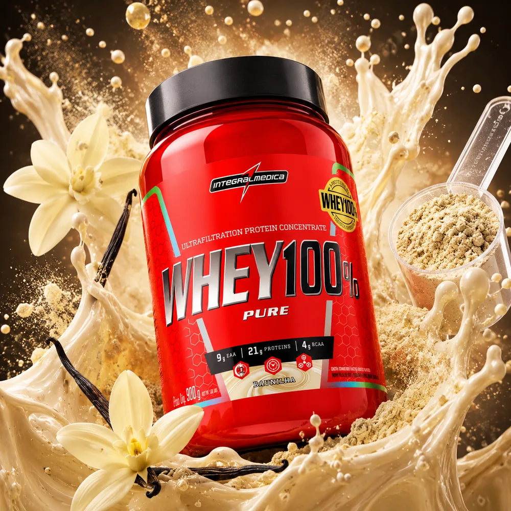 Whey 100% Pure Integralmedica sabor Vainilla