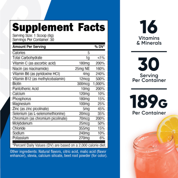 ELECTROLYTE COMPLEX PODWER 30 SRV. - Imagen 2