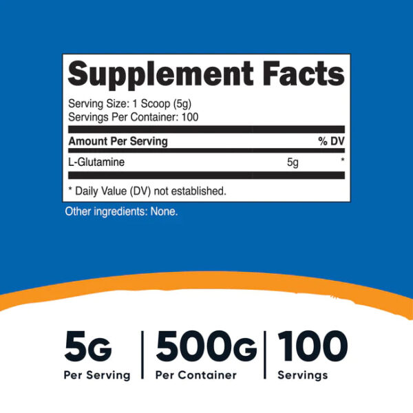 L GLUTAMINA 500 GR - Imagen 4
