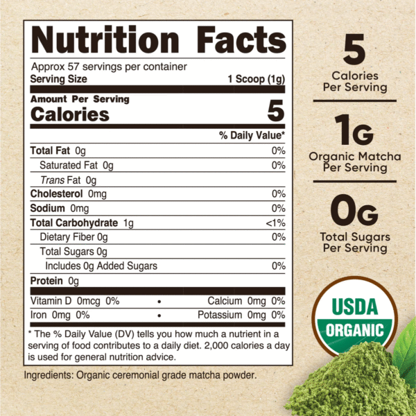 MATCHA PODWER 50 GR - Imagen 2