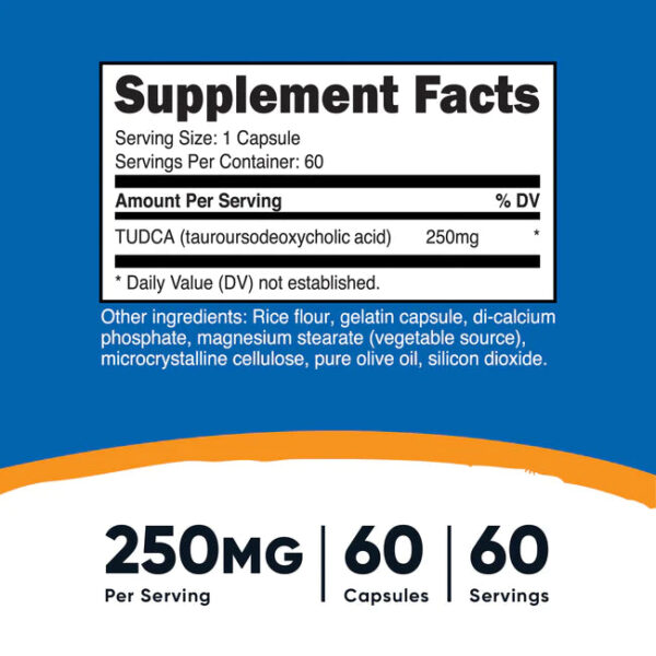 TUDCA 250 MG /60 SRV. - Imagen 2