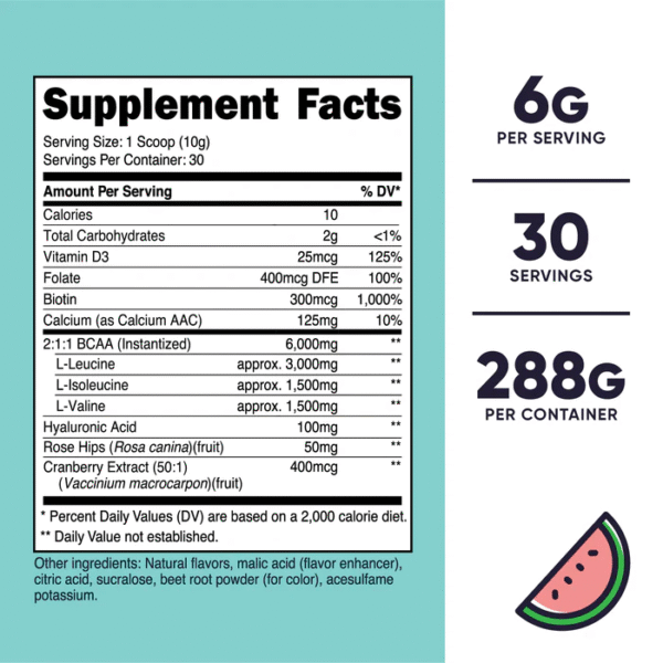BCAA FOR WOMEN PODWER 30 SRV. - Imagen 2
