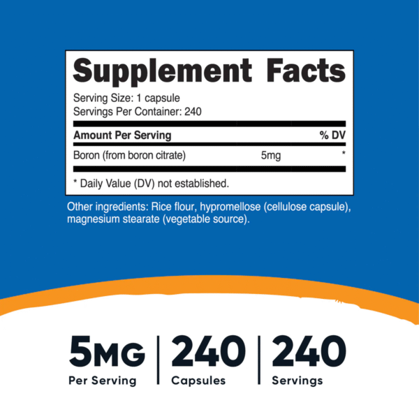 BORON 5 MG /240 CAP - Imagen 2