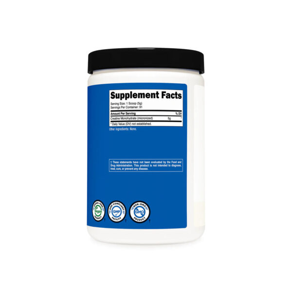CREATINE MONOHYDRATE 5GR 91 SERVICIOS - Imagen 2