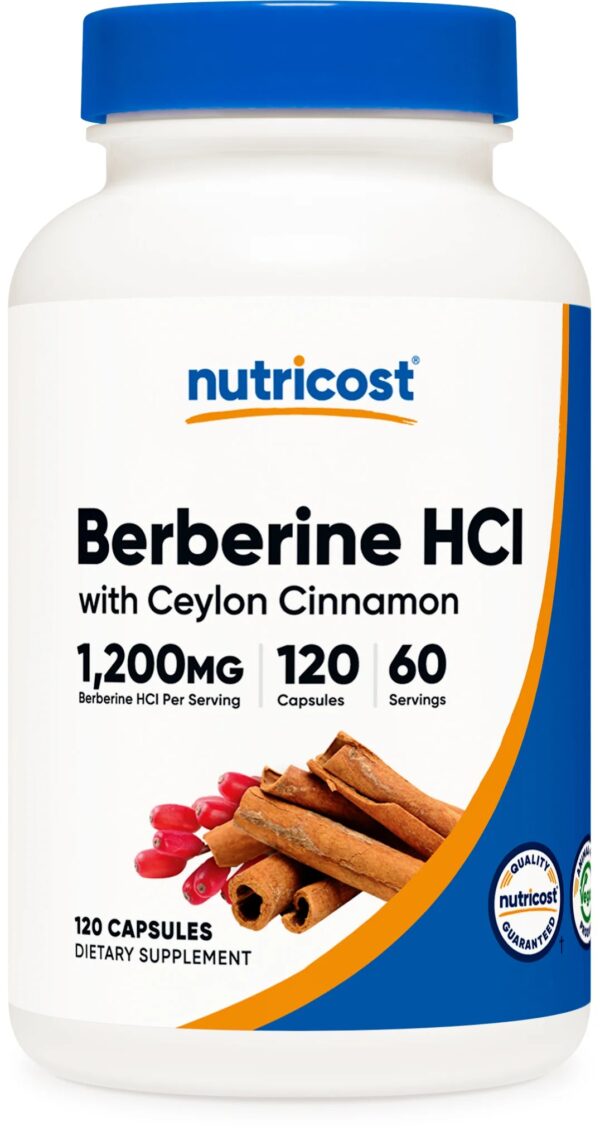 BERBERINE 1,200 MCG 120 cap