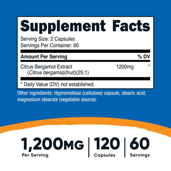 CITRUS BERGAMOT 1200MG /120 SRV. - Imagen 2