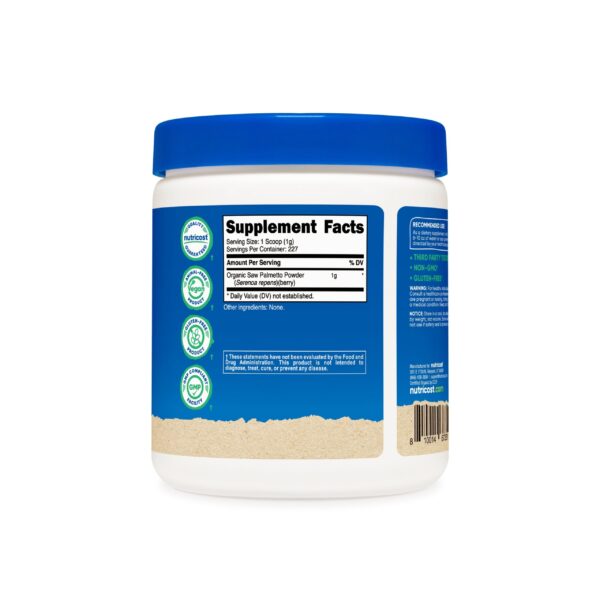 SAW PALMETO POWDER ORGANIC 8 OZ - Imagen 2