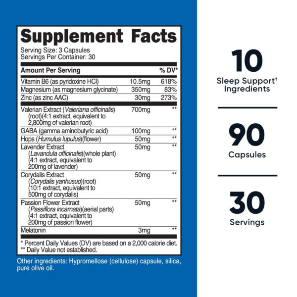 NUTRICOST SLEEP AID COMPLEX - Imagen 2