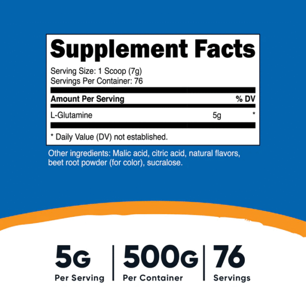 L GLUTAMINA 500 GR - Imagen 2