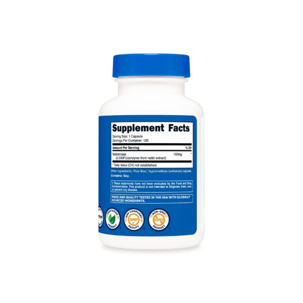 NATTOKINASA 2000 FU / 120 CAP - Imagen 2