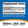 MAGNESIO COMPLEX 500 mg / 240 CAP - Imagen 2
