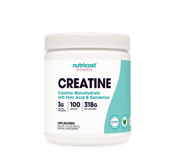 CREATINE WOMEN 3G 100 SRV CON ACIDO FOLICO Y DIENTE DE LEON