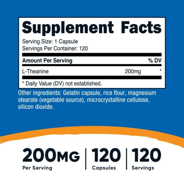 L-THEANINE 200MG - Imagen 2