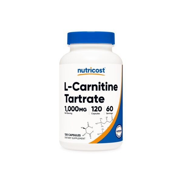 L-CARNITINA TARTRATE 1000mg x 120 CAP. NUTRICOST