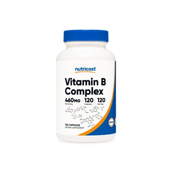 Vitamina B complex 460mg X 120 cap. NUTRICOST
