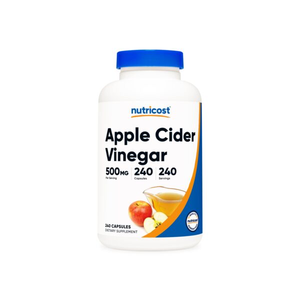 VINAGRE DE MANZANA 500 MG / 240 CAP.
