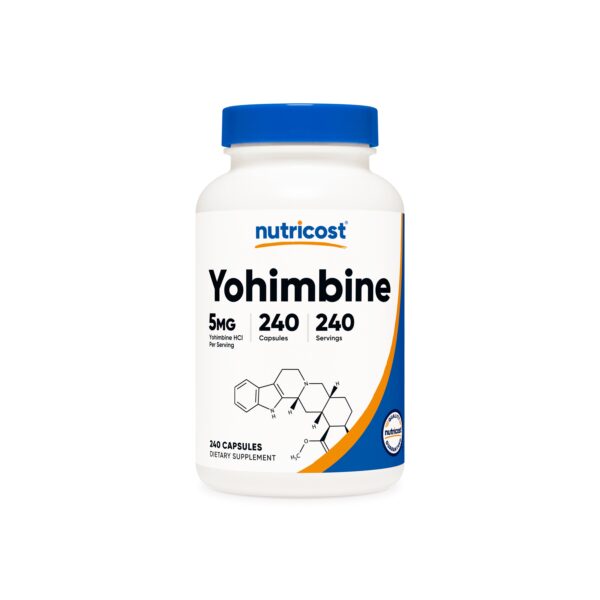 YOHIMBINE 5MG 240 CAP. NUTRICOST