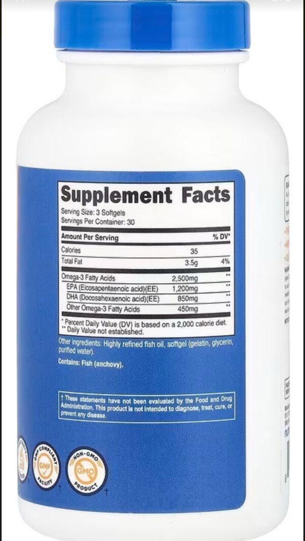 OMEGA 3 2500MG X 30 SERV - Imagen 2