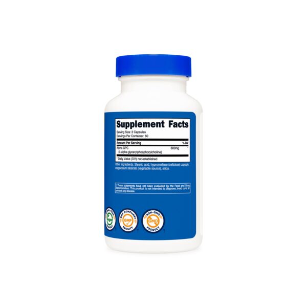 ALPHA GCP CAPSULES 600 MG / 120 CAP NUTRICOST - Imagen 2