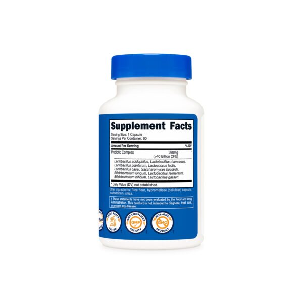 PROBIOTIC 40 BILLION CFU 60 SERV. NUTRICOST - Imagen 2