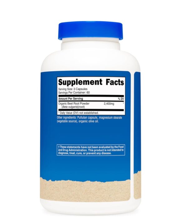 NUTRICOST RAÍZ DE REMOLACHA ORGÁNICA 60 SRV. - Imagen 2