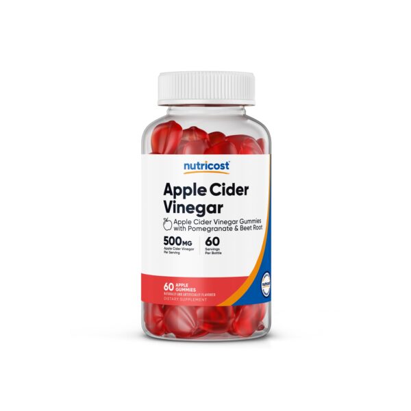 NUTRICOST VINAGRE DE MANZANA EN GOMITAS /60 SERVICIOS